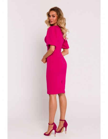 M779 Bustier dress - fuchsia