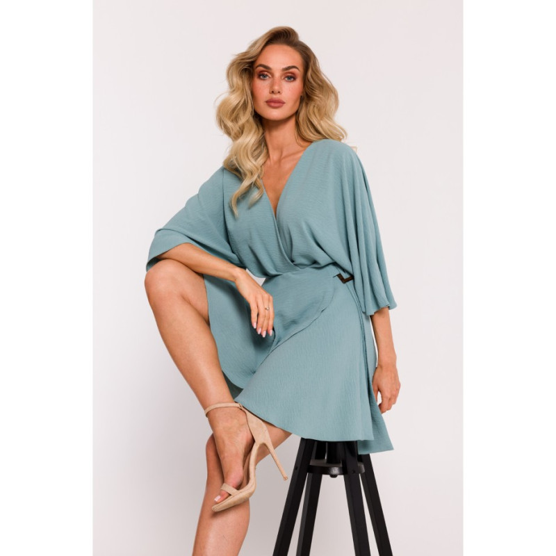 M785 Flared mini dress - agave 2