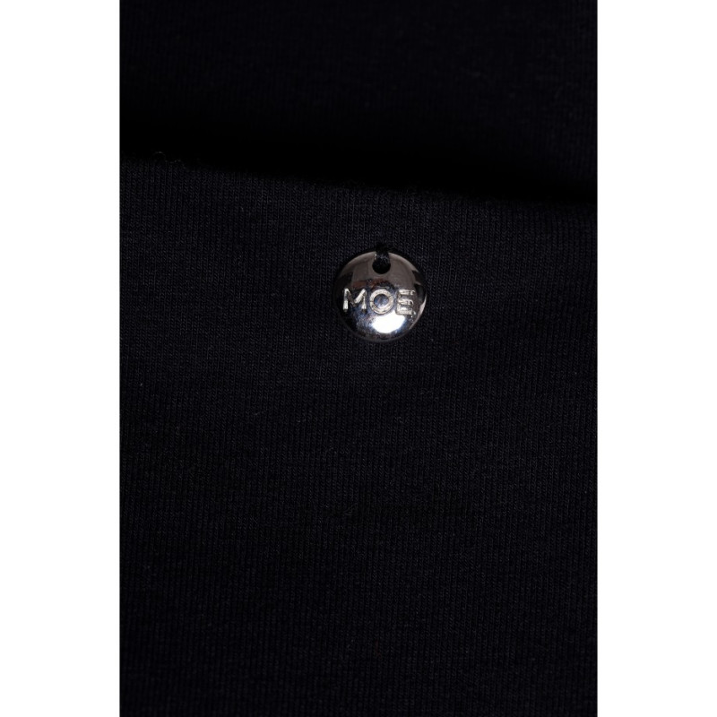 M788 Trapeze dress with front pockets - black 2