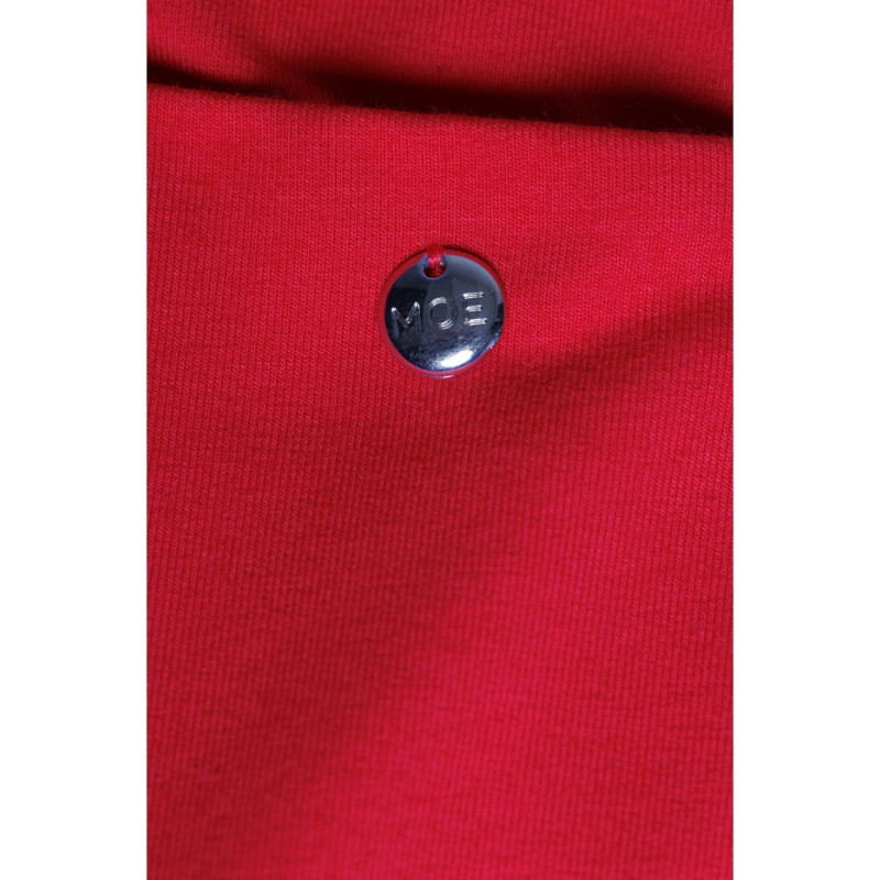 M788 Trapeze dress with front pockets - red 2