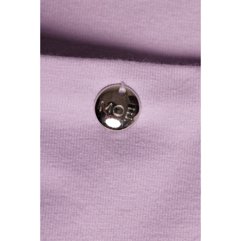 M788 Trapeze dress with front pockets - purple 2