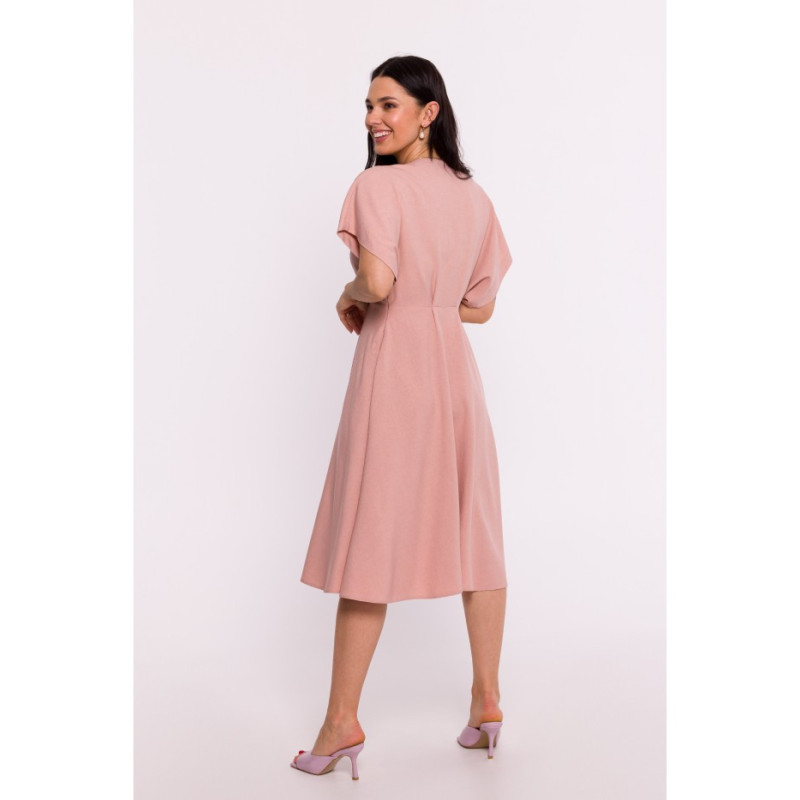 B278 Flared dress - pink 2