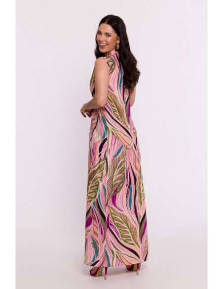 B283 Maxi print dress - model 3