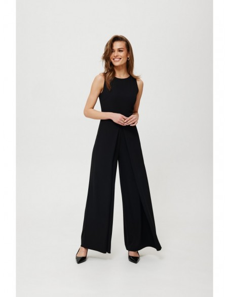 K184 Wide leg jumpsuit - black