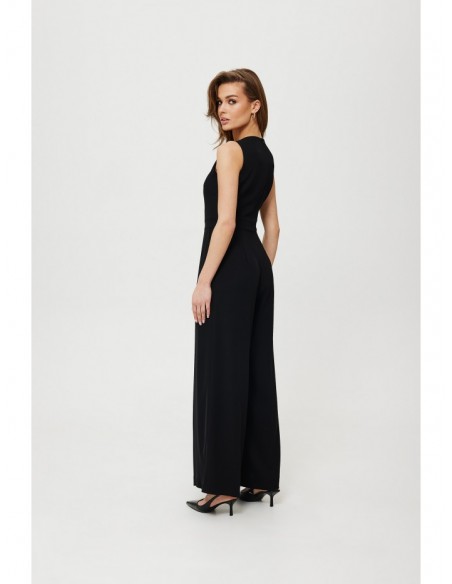 K184 Wide leg jumpsuit - black