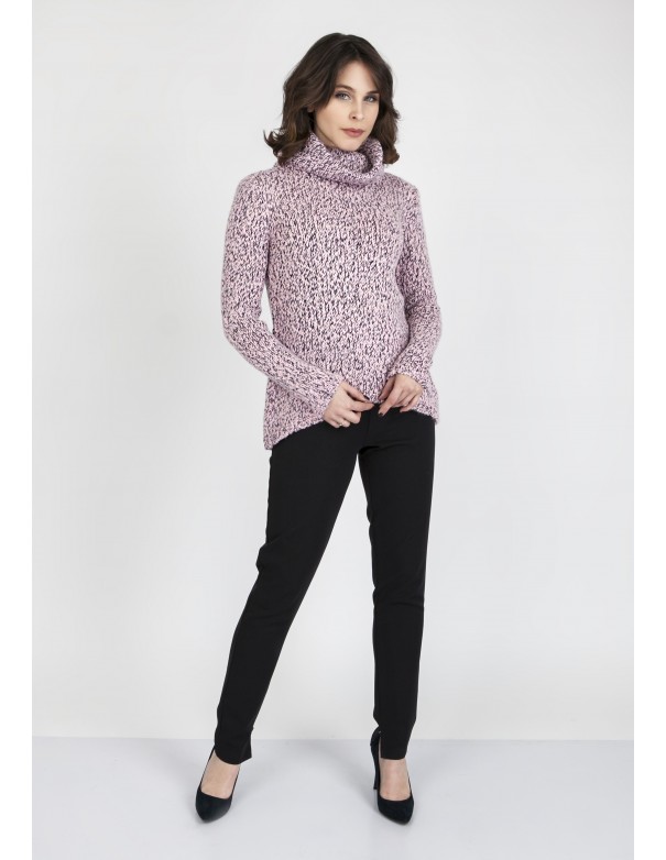 Sweter Nicola SWE 103 Różowy