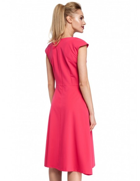 M296 Inverted pleat dress - pink