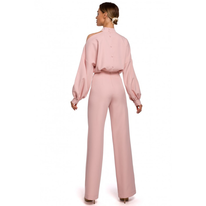 M528 Bishop sleeve jumpsuit - powder 2