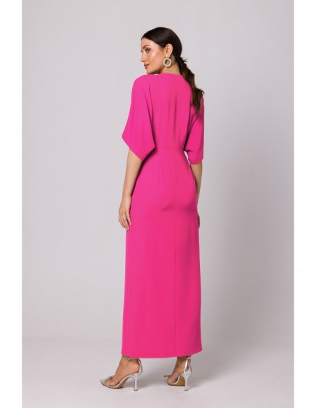 K163 Maxi dress - fuchsia