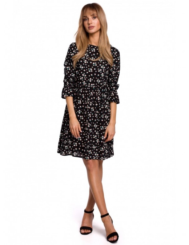 M521 Frilled sleeve dress - model 8