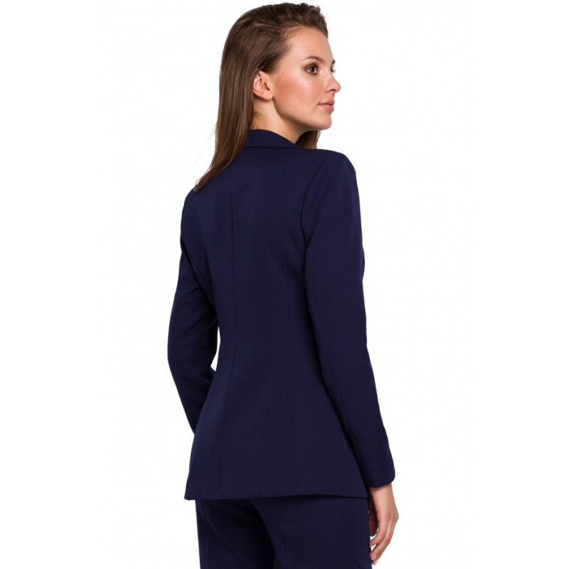 K036 Single buttom blazer - deep blue 2