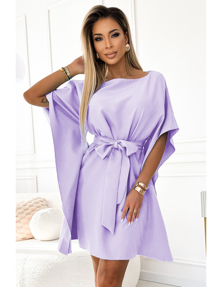  287-29 SOFIA Butterfly dress - bright heather 