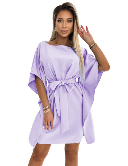  287-29 SOFIA Butterfly dress - bright heather 