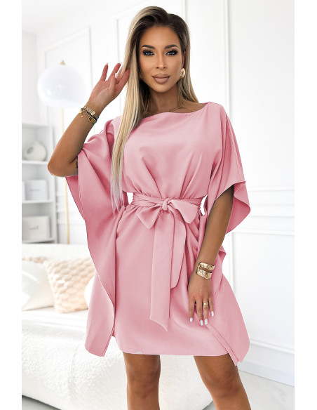  287-32 SOFIA Butterfly dress - dirty pink 