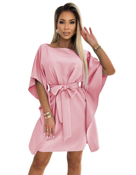  287-32 SOFIA Butterfly dress - dirty pink 