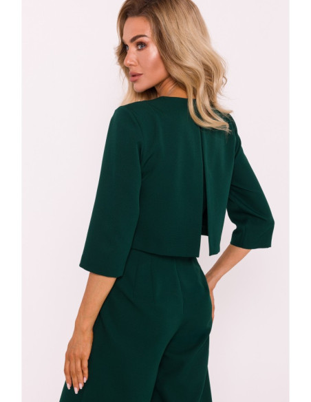 M798 Double layer top jumpsuit - bottle green