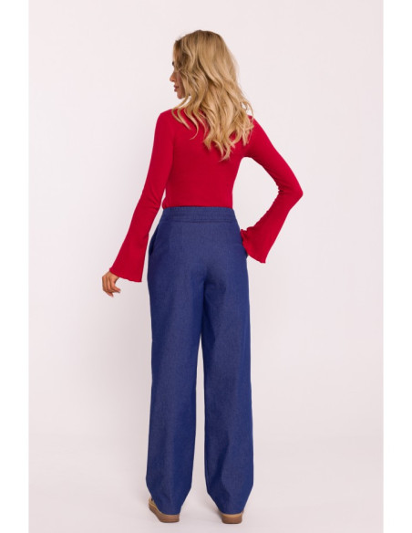 M799 Wide leg trousers - blue