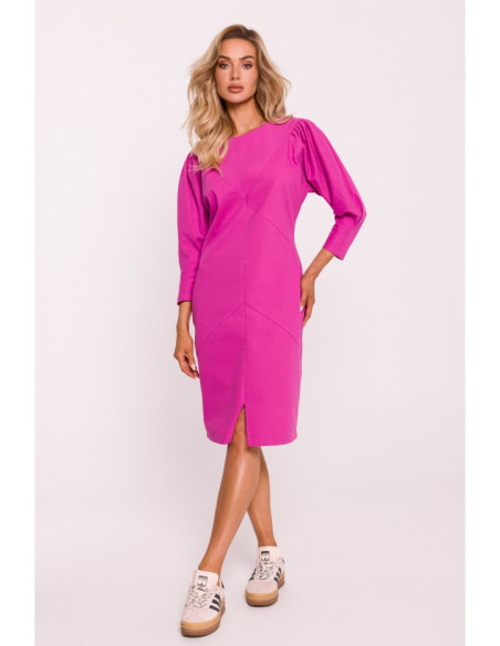 M803 Puff sleeve dress - pink