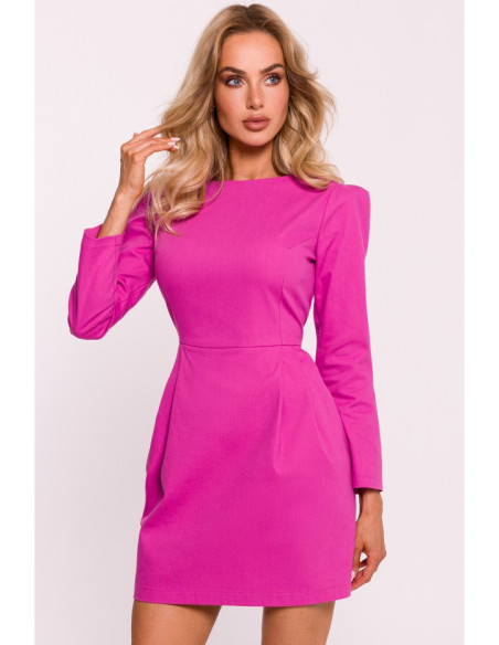 M805 Long-sleeved mini dress - pink