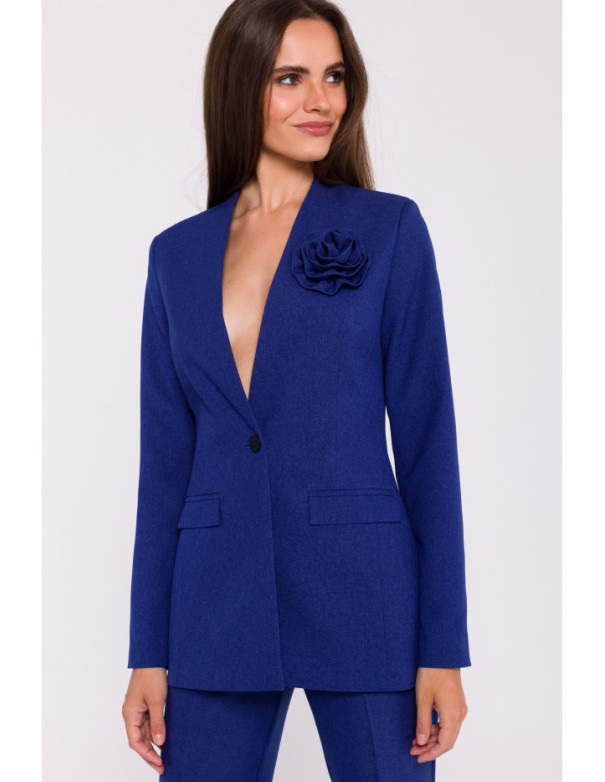 S370 Flower blazer - blue