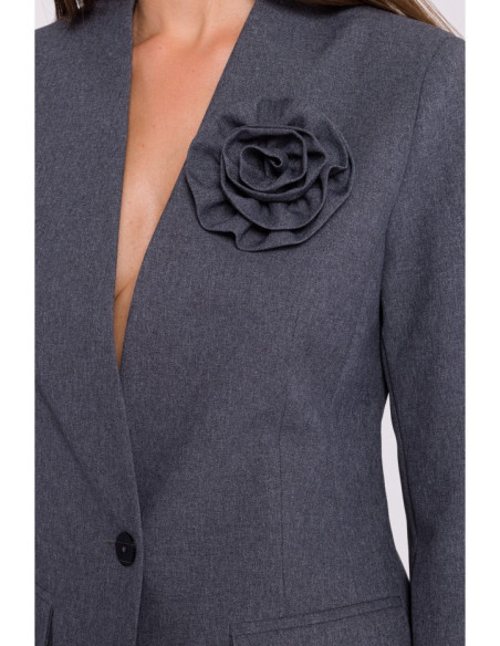 S370 Flower blazer - grey