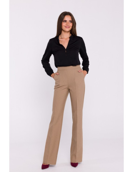 S371 Bootcut trousers - beige