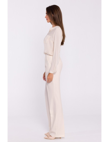 S371 Bootcut trousers - ivory