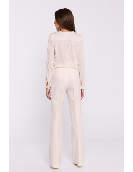 S371 Bootcut trousers - ivory