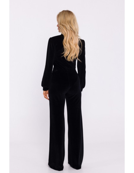 M830 Velvet trousers - black