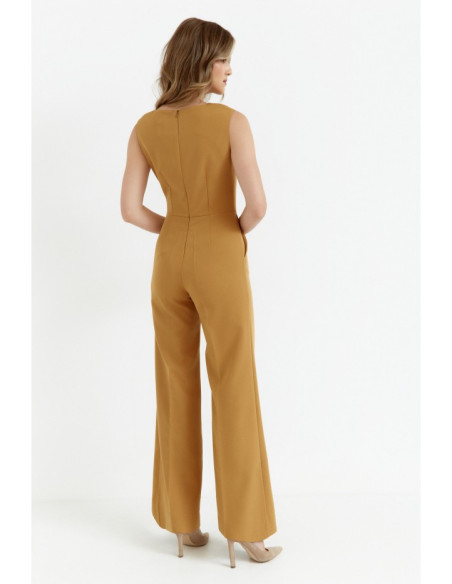 S115 Wide leg jumpsuit - cinnamon