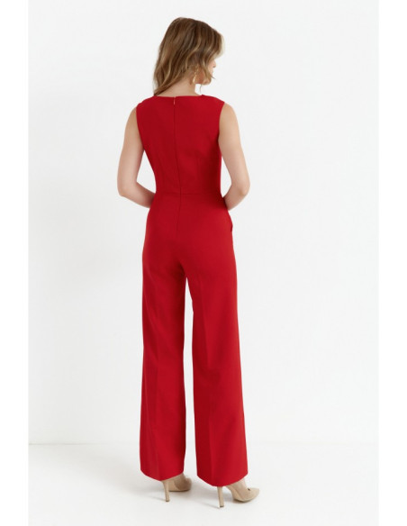 S115 Wide leg jumpsuit - red