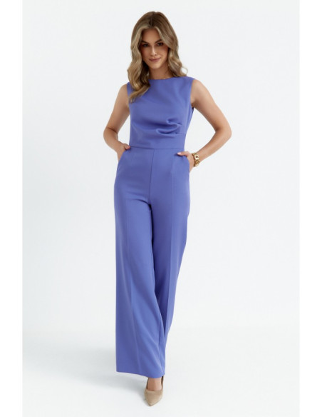 S115 Wide leg jumpsuit - light purple