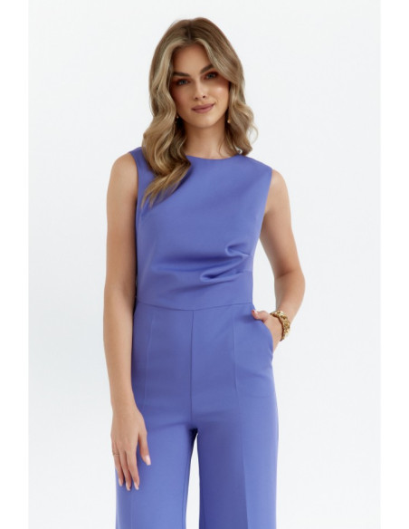 S115 Wide leg jumpsuit - light purple