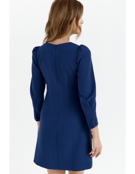 K148 Trapeze dress - navy blue