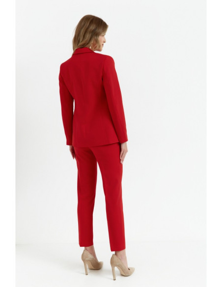 K141 Blazer with double flap pockets - red