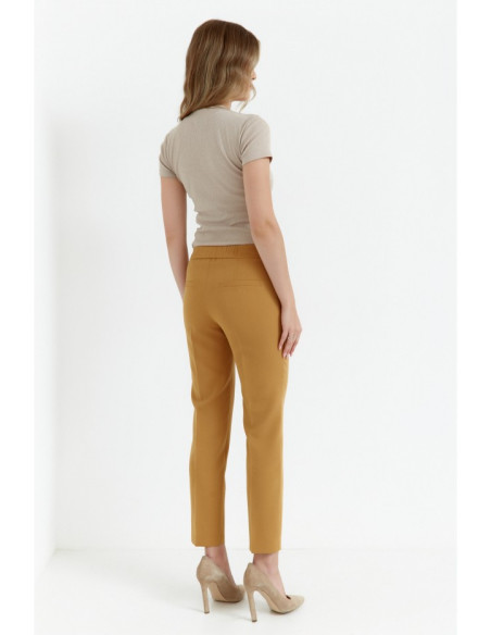 K055 Slim leg trousers - cinnamon