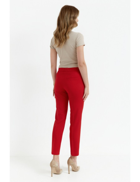 K055 Slim leg trousers - red