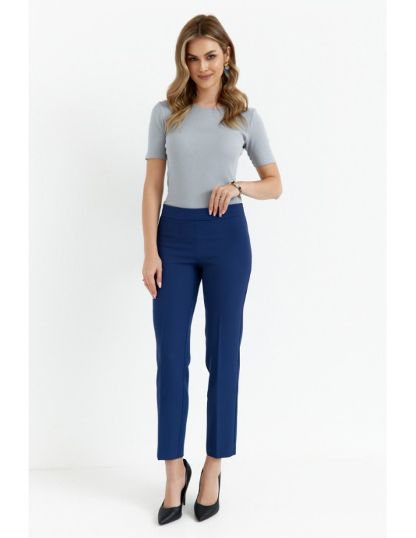 K055 Slim leg trousers - navy blue