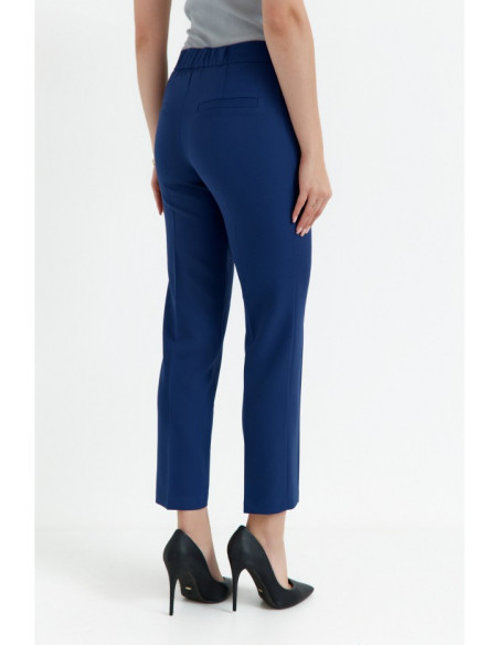 K055 Slim leg trousers - navy blue