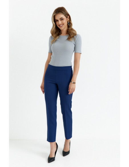 K055 Slim leg trousers - navy blue