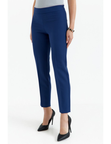 K055 Slim leg trousers - navy blue