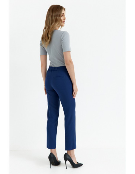 K055 Slim leg trousers - navy blue