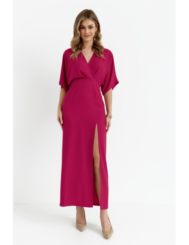 K163 Maxi dress - plum