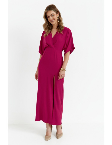 K163 Maxi dress - plum