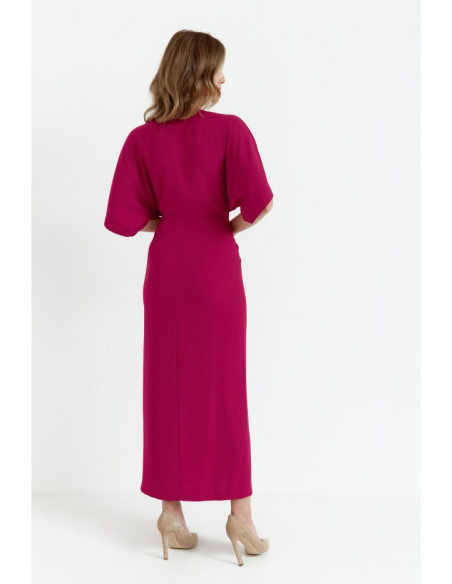 K163 Maxi dress - plum