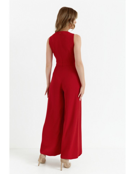 K184 Wide leg jumpsuit - red