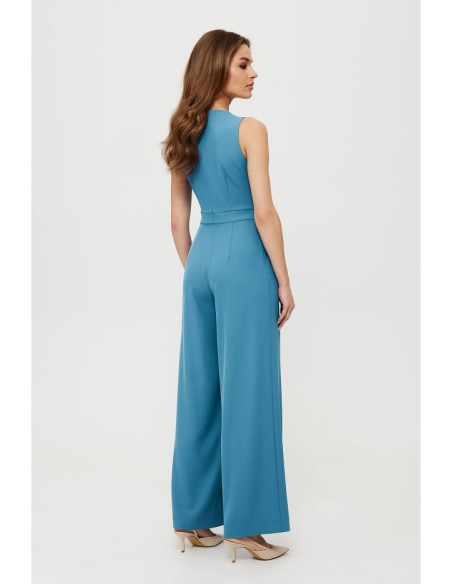 K184 Wide leg jumpsuit - sky blue