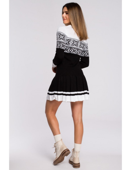 MXS01 Christmas sweater dress - black