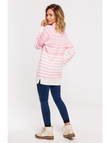 MXS08 Christmas turtleneck - pink