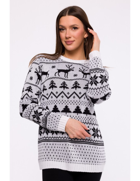 MXS09 Christmas sweater - white